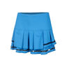 Long Pleat Tier Sukně Dámy-Modrá,Černá