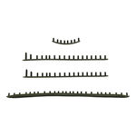 Tecnifibre Příslušenství pro rakety Tecnifibre T-Fight TF-40 16/19 Khaki Sada Průchodek-Černá