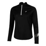 ASICS Oblečen&iacute; ASICS Icon 1/2 Zip Běžeck&eacute; tričko D&aacute;my - čern&aacute;, 