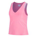 Lucky in Love Oblečení Lucky in Love Shimmer V-Neck Sportovní Tílko Dámy-Růžová