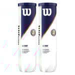 Tenisové Míče Wilson Roland Garros All Court Ball 4er Bi Pack