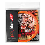 Polyfibre Polyfibre Firerage Ribbed 12m Výpletová Sada-Červená