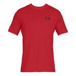 Under Armour Oblečen&iacute; Under Armour Sportstyle Left Chest Tričko Muži-Červen&aacute;,Čern&aacute;