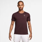 Nike Oblečení Nike Court Dri-FIT Advantage Tričko Muži - tmavě červená, bílá