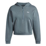 Under Armour Oblečení Under Armour Rival Fleece  Piped Half-Zip Mikina Dámy-bílá