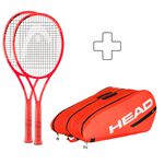 Sada Raket HEAD 2x Radical MP 2025 plus Schlägertasche