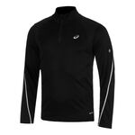 ASICS Oblečen&iacute; ASICS Road Lite-Show 1/2 Zip Běžeck&eacute; tričko Muži - čern&aacute;, 