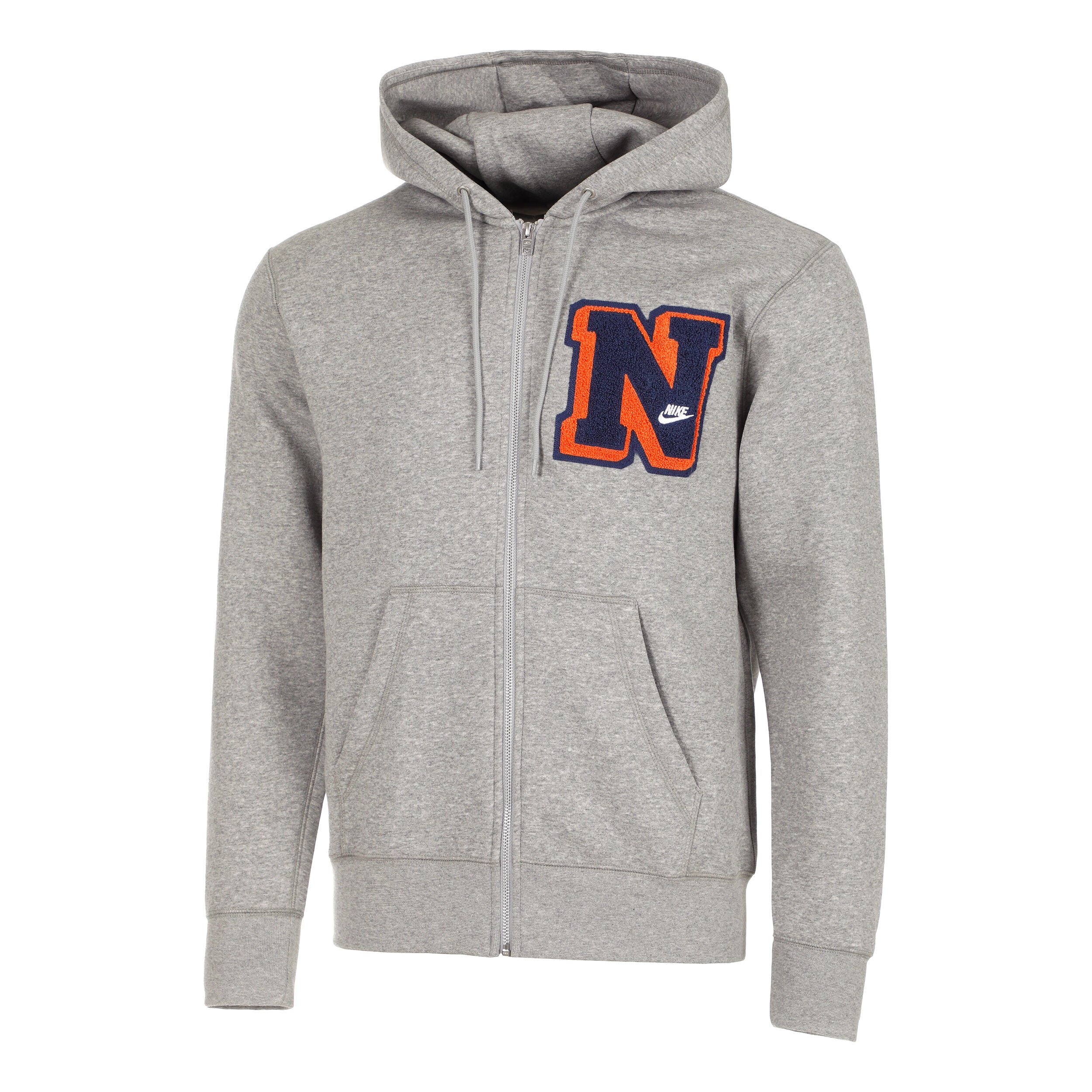 Buy Nike Club Full Zip Mikina S Kapucí Muži Šedá online