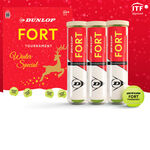 Dunlop Tenisov&eacute; m&iacute;če Dunlop Fort Tournament Christmas Special 3 x 4ks d&oacute;ze