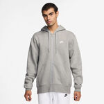 Nike Oblečení Nike Club Bb Full-Zip Mikina S Kapucí Muži-Šedá