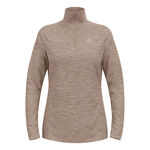 Odlo Oblečení Odlo Essential Thermal Mid Layer 1/2 Zip S Dlouhým Rukávem Dámy-Šedá