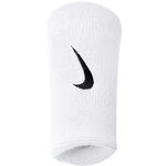Nike Oblečení Nike Swoosh Doublewide Potítko 2ks V Baleni-Bílá,Černá