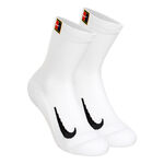 Nike Oblečení Nike Court Multiplier Cushioned Tenisové Ponožky 2ks V Baleni-Bílá,Černá