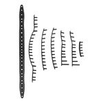 Babolat Příslušenství pro rakety Babolat Pure Drive Tour,Lite,Junior Sada Průchodek-Černá