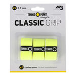 Vrchní Omotávky Tennis-Point Classic Grip weiß 3er