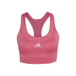 adidas Oblečení adidas Medium Support Primeknit Sportovní Podprsenka Dámy-Červená