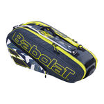Babolat Babolat Pure Aero RH X 6 Taška Na Raketu-Antrazitová,Žlutá