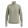 Essential Thermal Midlayer 1/2 Zip Běžeck&eacute; Tričko D&aacute;my-Olivov&aacute;