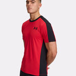Under Armour Oblečení Under Armour Wordmark Tričko Muži-Červená