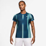 Nike Oblečení Nike Court Victory Dri-Fit Print Tričko Muži - petrolejová, bílá