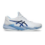 ASICS Tenisová obuv ASICS Court FF 3 Novak Obuv Na Antuku Muži-Bílá,Tyrkysová
