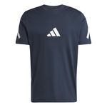 adidas Oblečení adidas Z.N.E. Tričko Muži-Tmavě Modrá,Bílá