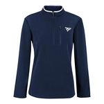 Tecnifibre Oblečení Tecnifibre Polar Quarter Zip S Dlouhým Rukávem Dámy-Tmavě Modrá
