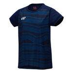 Yonex Oblečení Yonex Crew Neck Tričko Dámy-Tmavě Modrá