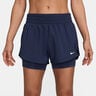 One Dri-Fit Mid Rise 3In 2N1 Šortky Dámy-Tmavě Modrá