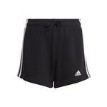 adidas Oblečení adidas 3-Stripes Šortky Dívky-Černá,Bílá