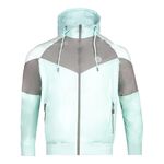 Tenisové Oblečení BIDI BADU Jibba Tech Windbreaker - mint/ grey/ white