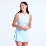 Lucky in Love Oblečen&iacute; Lucky in Love Paris Weave Sportovn&iacute; t&iacute;lko D&aacute;my - světle modr&aacute;, b&iacute;l&aacute;