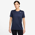 Nike Oblečení Nike Dri-Fit Tričko Dámy-Tmavě Modrá