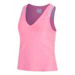 Tenisové Oblečení Lucky in Love Shimmer V-Neck Tank w/Bra