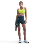 Nike Oblečení Nike Swoosh Medium Sportovní podprsenka Dámy - limetková, bílá