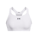 Under Armour Oblečen&iacute; Under Armour Heatgear High Sportovn&iacute; podprsenka D&aacute;my - b&iacute;l&aacute;, 