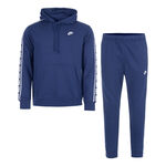 Nike Oblečení Nike Club Fleece GX Tréninkový souprava Muži - tmavě modrá, bílá