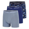 Cotton Stretch Boxer 3P Trenýrky Muži-Blaugrau,Modrá