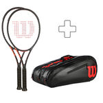 Wilson Sada raket Wilson Clash 100 V3.0 Turnajová Raketa