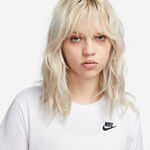 Nike Oblečení Nike New Sportswear Club Tričko Dámy-Bílá