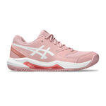 ASICS Tenisov&aacute; obuv ASICS Gel-Dedicate 8 Clay Obuv na antuku D&aacute;my-růžov&aacute;, b&iacute;l&aacute;