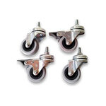 Gamma Technické vybavení Gamma Rollen Set Für Standard Stojan-Stříbrná ,Černá