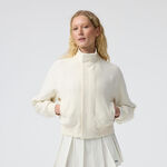 334 Oblečení DSSLR Walk On Court Mikina S Kapucí Dámy-Krémová