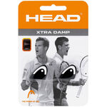 HEAD Př&iacute;slu&scaron;enstv&iacute; pro rakety HEAD Xtra Damp Pack Tlum&iacute;tko Vibrac&iacute; 2ks V Baleni-Čern&aacute;