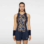 JLindeberg Oblečení JLindeberg Miria Printed Sportovní Tílko Dámy-Tmavě Modrá,Oranžová